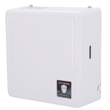 Comprar DEFENDERTECH MF-15-AJ Generador de niebla Defendertech - 2 relés Ajax instalados para armado y disparo - 100 m3 en 60" - Batería no incluída - Hasta 2.5 minutos de capacidad - No deja rastros después del disparo