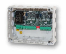 Desico A2003L2F Módulo para 2 puertas con fuente de alimentación y caja de plástico. Compatible con controladoras de la serie A2
