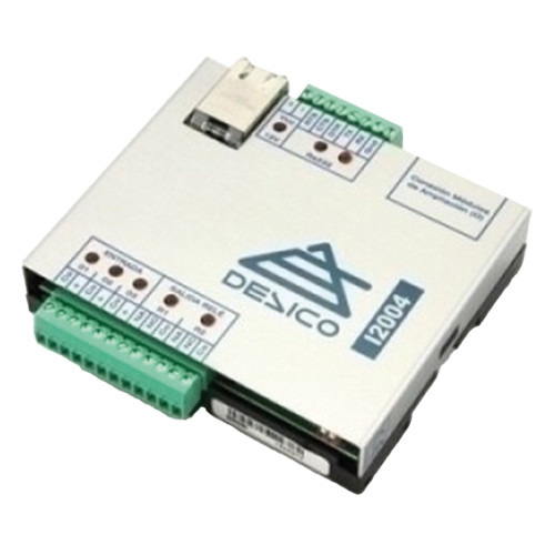 Desico I2004A Servidor multihost IP 100 Mbps con 1 salida RS485, 3 entradas / 2 salidas de relé. Hasta 32 entradas mediante módu