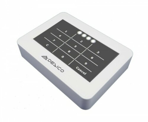 Desico T2210 Display táctil con pantalla sensitiva TFT color de 4,3"para el control y monitorización de hasta 4 particiones para