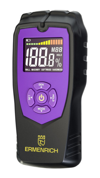 Detector de humedad Ermenrich Wett MW40