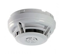 Detector óptico de humo con cámara óptica de alta sensibilidad. Color blanco