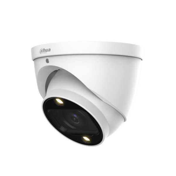 Domo Dahua 4 en 1 Full-Color con Smart Light de 40 m para exterior. CMOS 1/2,8"" de 2MP. Salida 4 en 1 (HDCVI / HDTVI / AHD / 96