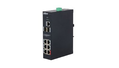 (DH-HS4208-4GT-90) DAHUA SWITCH INDUSTRIAL 8 PUERTOS, 4 PUERTOS POE, MANAGED