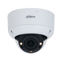 Domo IP Dahua Full Color. 4MP@25ips, H.265+/H.264+. Color 24H, 0,0005 lux, Smart Light 40m. Óptica motorizada de 2,7~12 mm. BLC,