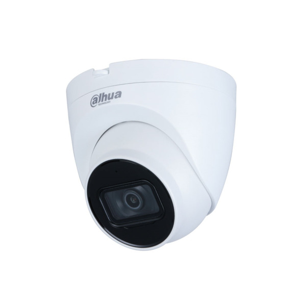 Domo IP Dahua. 2MP@25ips, H.265+/H.264+. ICR, 0,005 lux, Smart IR 30m. Óptica fija de 2,8 mm. WDR digital, 3D-NR, 4 ROI. Intelig