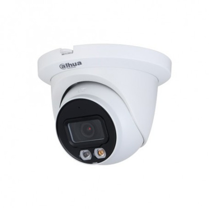 Comprar (DH-IPC-HDW2449TMP-S-IL-0280B) DAHUA CÁMARA IP TURRET LITE WIZSENSE SERIE 2 4MP CON INTELIGENCIA ARTIFICIAL PAL FULL-COLOR SOPORTA MICROSD 256GB LED IR & LUZ BLANCA 2.8MM