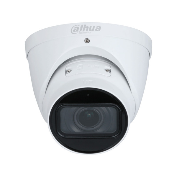 Domo IP Dahua WizSense. 8MP@25/30ips, Smart H.265+. ICR, 0,007/0,0007 lux, Smart IR 40m. Óptica motorizada de 2,7~13,5 mm. WDR 1