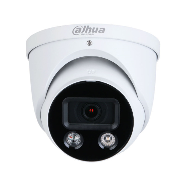 Domo IP Dahua WizSense. 8MP@30ips, Smart H.265+. ICR, 0,004 lux, Smart Light 30m. Óptica fija de 2,8 mm. WDR 120dB, 3D-NR, 4 ROI