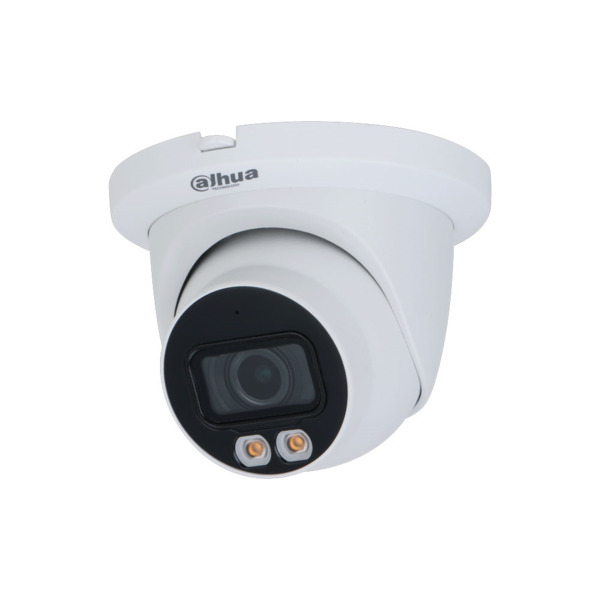 Domo IP Dahua Full Color. 4MP@25ips, H.265+/H.264+. ICR, 0,0005 lux, Smart Light 30m. Óptica de 2,8 mm. BLC, HLC, WDR 140dB, 3D-