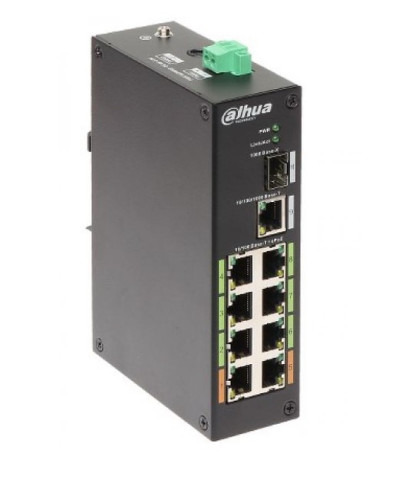 (DH-LR2110-8ET-120-V2) DAHUA SWITCH INDUSTRIAL 8 PUERTOS EPOE (1)