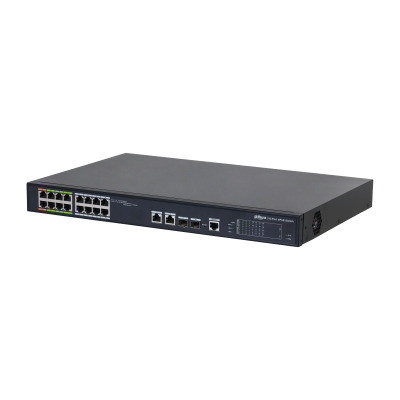 (DH-LR2218-16ET-240-V2) DAHUA SWITCH L2 EPOE GESTIONABLE 16 PUERTOS 10/100 (8 EPOE/EOC + 8 POE) + 2 UPLINK COMBO GIGABIT/SFP (1)