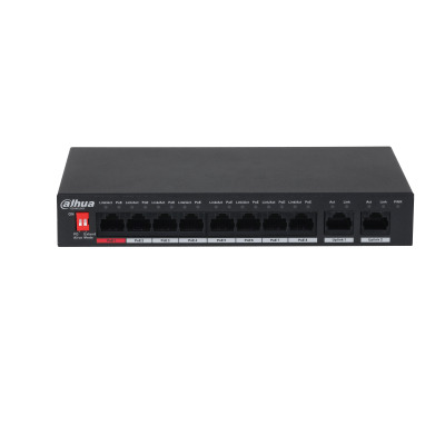 (DH-PFS3010-8ET-96-V2) DAHUA SWITCH HI-POE 2.0 8 PUERTOS + 2 UPLINK RJ45 (2)