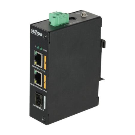 (DH-PFS3103-1GT1ET-60-V2) DAHUA SWITCH INDUSTRIAL 3 PUERTOS, 2 POE (1)