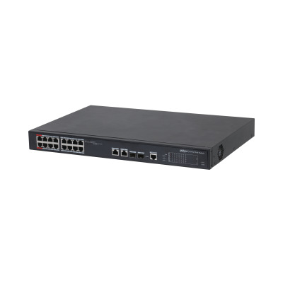 (DH-PFS4218-16ET-240-V3) DAHUA SWITCH L2 HI-POE GESTIONABLE 16 PUERTOS 10/100 + 2 COMBO GIGABIT/SFP UPLINK (2)