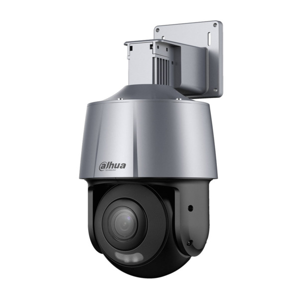 Domo PTZ IP Dahua. 2MP@25ips, H.265+/H.264+. ICR, 0,002/0,0002 lux, IR 30m. Óptica de 4 mm. WDR digital, 2D/3D-NR. Pan&Tilt: 355