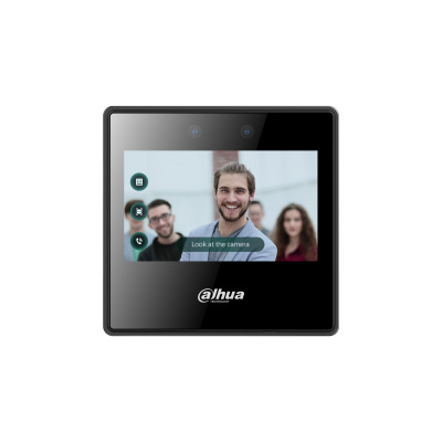 (DHI-ASI3223A) DAHUA LECTOR DE CONTROL DE ACCESO INTEGRADO TÁCTIL RECONOCIMIENTO FACIAL+CONTRASEÑA, PANTALLA LCD 4.3", CÁMARA HD