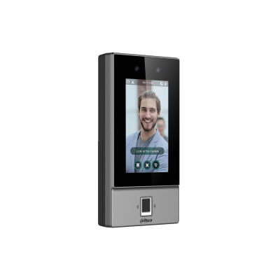 (DHI-ASI6214S-PW) DAHUA LECTOR DE CONTROL DE ACCESO INTEGRADO TÁCTIL RECONOCIMIENTO FACIAL+CONTRASEÑA+TARJETA+HUELLA, PANTALLA