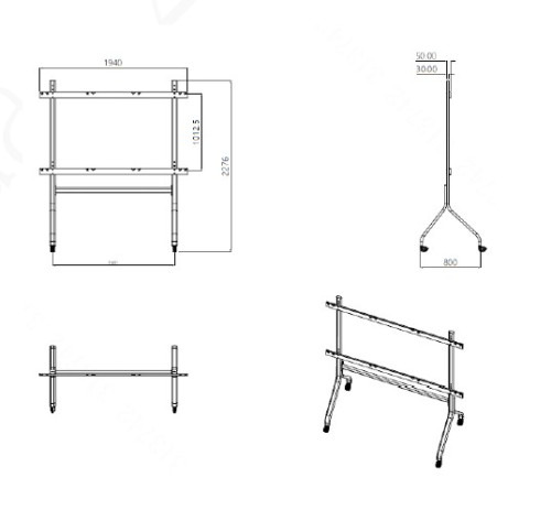 (DHI-PKC-MS1E) DAHUA AV SOPORTE DE SUELO PARA DHI-PHMIA135-AC (2)