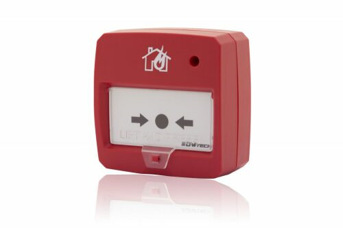 Dmtech D9000MCP Pulsador manual de alarma para sistemas convencionales. Color rojo.