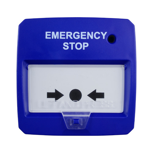 DMTECH DMT-D9000-MCP-B Pulsador rearmable - Especial para panel de extinción - Parada de emergencia - Instalación en superficie (5)