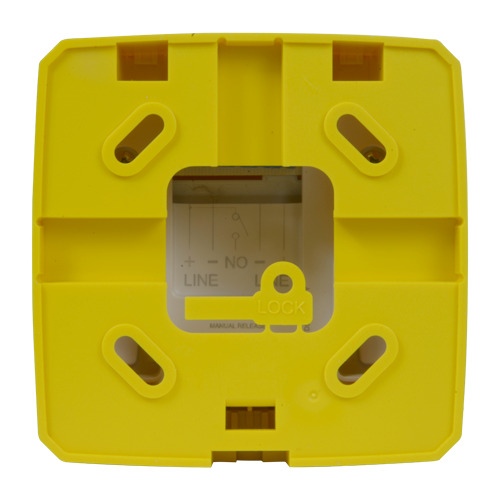 DMTECH DMT-D9000-MCP-Y Pulsador rearmable - Especial para panel de extinción - Activación manual - Instalación en superficie - R (3)