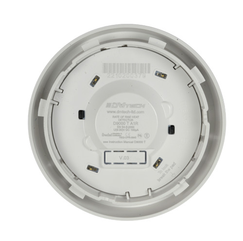 DMTECH DMT-D9000-T-A1R Detector convencional de incremento de temperatura - Certificado EN54 part 5 - Doble LED de alarma para s (1)