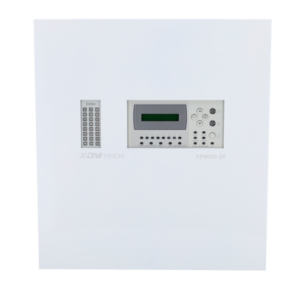DMTECH DMT-FP9000-24 Central convencional de 24 zonas con pantalla LCD - 2 Salida de Sirena - 2 salidas de alarma y fallo y 10 s (1)