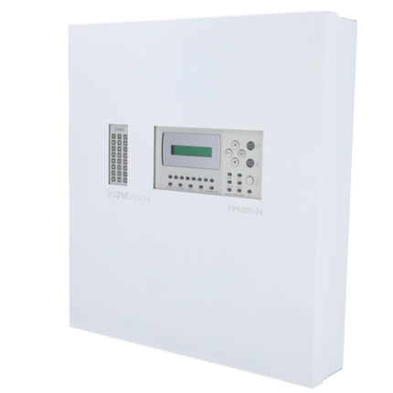 Comprar DMTECH DMT-FP9000-24 Central convencional de 24 zonas con pantalla LCD - 2 Salida de Sirena - 2 salidas de alarma y fallo y 10 salidas de relé configurables - Salida para repetidor - Hasta 30 detectores por zona - Autodetección de resistencia fin
