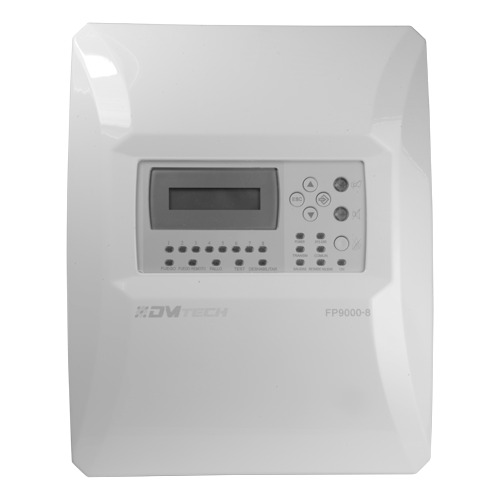 DMTECH DMT-FP9000-8 Central convencional de 8 zonas con pantalla LCD - 2 Salida de Sirena - 2 salidas de alarma y fallo y 2 sali (5)