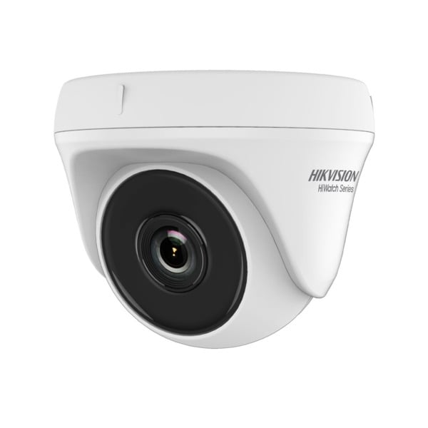 Domo 4 en 1 HiWatchT de HIKVISION®. 5MP@20ips. Salida 4 en 1 conmutable. ICR, 0,01 lux, Smart IR 20m. Óptica fija de 2,8 mm. WDR