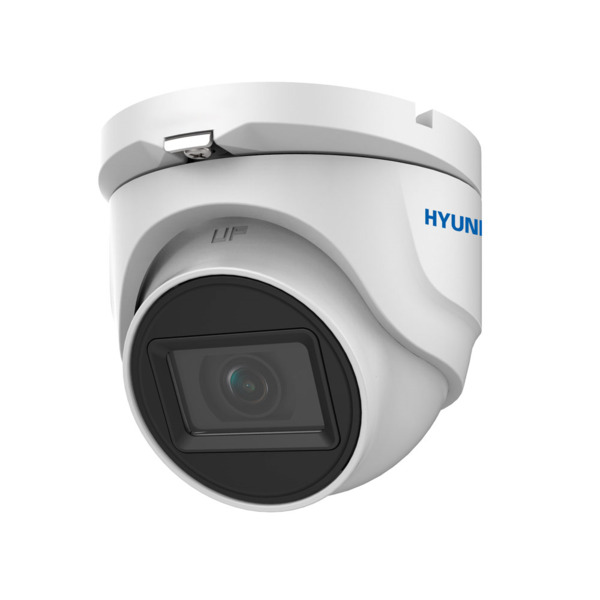 Domo 4 en 1 HYUNDAI. 5MP@20ips (TVI/AHD), 4MP@25/30ips (TVI/CVI/AHD). Salida 4 en 1 conmutable. ICR, 0,01 lux, Smart IR 30m. Ópt