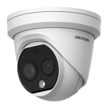 Domo IP Bi-espectro Óptico/Térmico 6.4/6.9mm 4MP IR15m White Light 30m E/S Alarma Audio MIC Alarma Visible-Audible Analítica víd