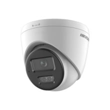 Domo IP HiWatchT de HIKVISION®. 4MP@20ips, H.265+/H.265. ICR, 0,01 lux, Smart Hybrid Light 20m. Óptica fija de 2,8 mm. WDR digit