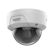 Domo IP HiWatchT de HIKVISION®. 4MP@20ips, H.265+/H.265. ICR, 0,01 lux, Smart IR 30m. Óptica fija 2,8 mm. WDR 120dB. Detección d