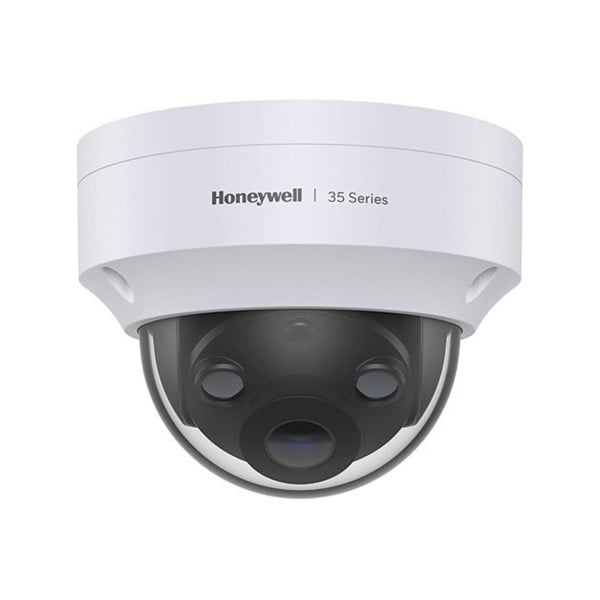 Domo IP Honeywell Serie 35. 3MP@25/30ips, H.265/H.264. ICR, 0,005 lux, Smart IR 40m. Óptica fija de 2,8 mm. WDR 120dB, 3D-DNR, R