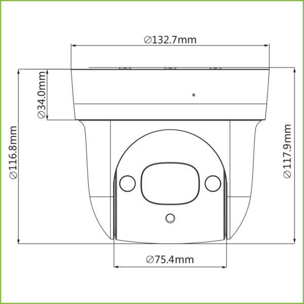 Domo PTZ IP 2M DN WDR Starlight IR30m 4X 3D PoE MIC (1)