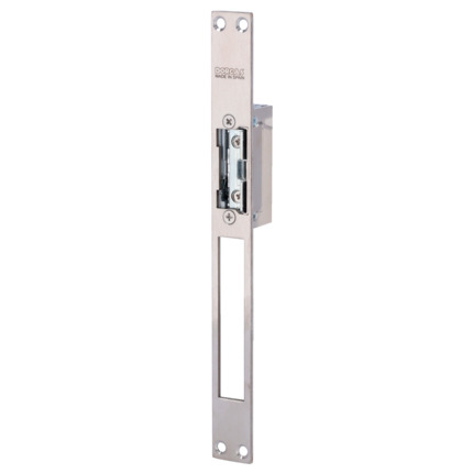 Comprar DORCAS DR-99NDF-TOP/YMX Abrepuertas eléctrico Dorcas - Para puerta sencilla | Pestillo radial regulable - Modo apertura Fail Secure (NO) - Fuerza de retención 330 kg - Alimentación AC/DC 10-24V - Hembrilla y paso libre | Instalación sin corte