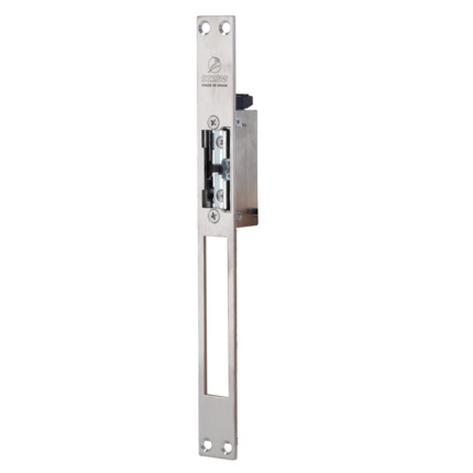Comprar DORCAS DR-99NF-305-TOP/YMX Abrepuertas eléctrico Dorcas - Para puerta sencilla | Pestillo radial regulable - Modo apertura Fail Secure (NO) | Señal de puerta - Fuerza de retención 330 kg - Alimentación DC 12V - Instalación sin corte