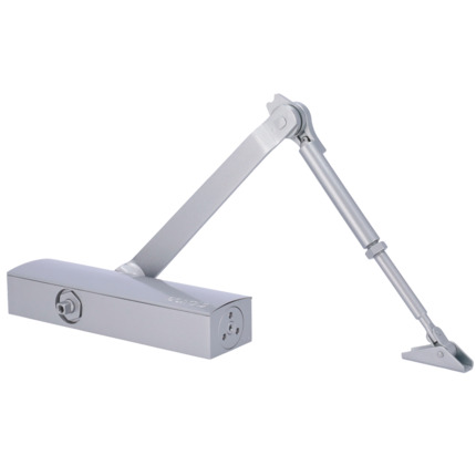Comprar DORCAS DR-D-22194 Cierrapuertas de brazo articulado - Instalación de superficie y reversible - Apertura con fuerza reducida - Puertas entre 25~100 kg y 850~1250 mm - Velocidad ajustable | Ajuste de fuerza preciso - Apto para todo tipo de puertas
