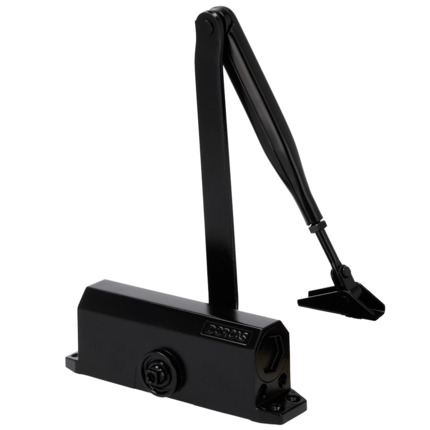 Comprar DORCAS DR-D-22206/B Cierrapuertas de brazo articulado - Instalación de superficie y reversible - Apertura convencional - Puertas entre 25~85 kg y 850~1100 mm - Velocidad ajustable - Apto para todo tipo de puertas