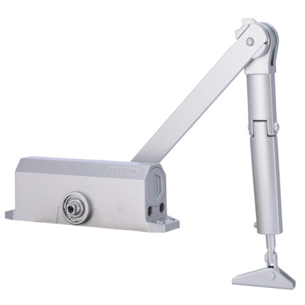 Comprar DORCAS DR-D-22207 Cierrapuertas de brazo articulado - Instalación de superficie y reversible - Apertura con fuerza reducida - Puertas entre 25~85 kg y 850~1100 mm - Velocidad ajustable - Apto para todo tipo de puertas