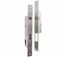 Dorcas DUO4085 Electrocerradura 12 Vcc/acc "Fail Safe" con aguja de 40 mm, 85mm entre cilindro y manilla