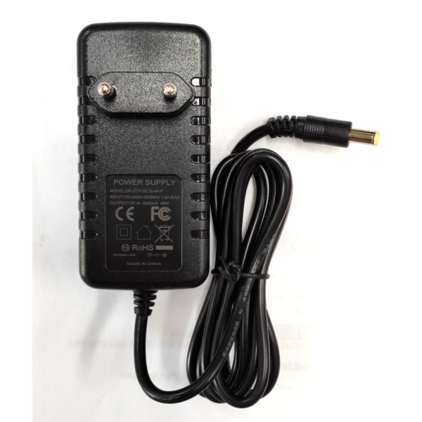 DrUTP DR-UTP-DC12-4A-P Alimentador AC/DC 12V 4.0A Estabilizado Pared (1)