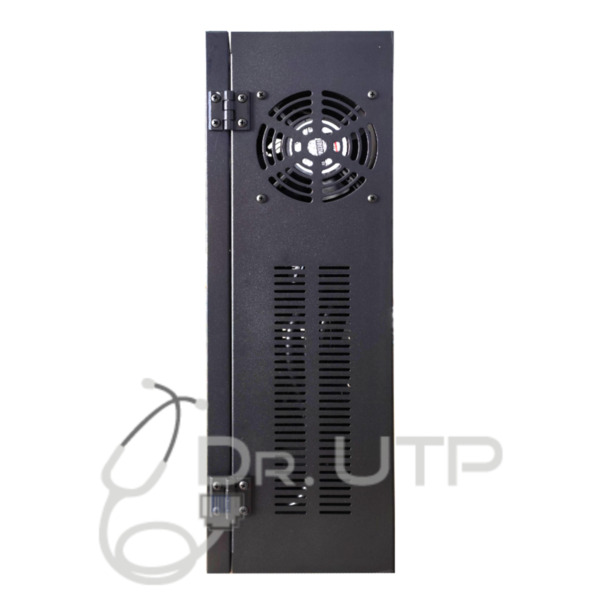 DrUTP LUXURYDVRBOX Arcón Vertical para equipos estándar rack de 19" 4U con 2 llaves, ventilador, pasacables y puerta con rejilla (2)