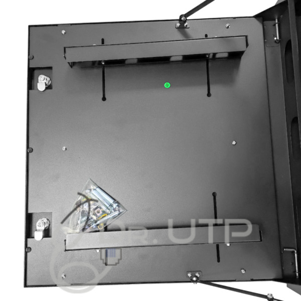 DrUTP VERTICALDVRBOX Arcón Vertical para grabador y pantalla con 2 llaves, ventilador y pasacables (3)