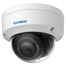 Domo IP HYUNDAI. 4MP@25ips, H.265+/H.265. ICR, 0,005 lux, IR 30m. Óptica fija de 2,8 mm. WDR 120dB, 3D-DNR, ROI. Protección peri