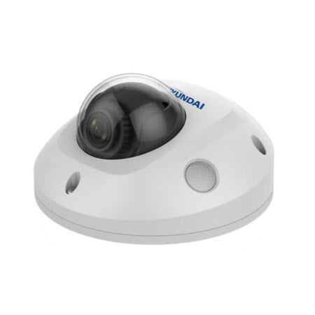 Domo IP HYUNDAI. 4MP@25ips, H.265+/H.265. ICR, 0,003 lux, Smart IR 30m. Óptica fija de 2,8 mm. WDR 120dB, 3D-DNR, ROI. Protecció