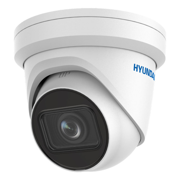 Domo IP HYUNDAI. 8MP@20ips, H.265+/H.265. ICR, 0,005 lux, IR 40m. Óptica motorizada 2,8~12 mm. WDR 120dB, 3D-DNR, ROI. Protecció