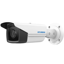 Cámara IP HYUNDAI. 8MP@20ips, H.265+/H.265. ICR, 0,005 lux, IR 80m. Óptica fija de 2,8 mm. WDR 120dB, 3D-DNR, ROI. Protección pe